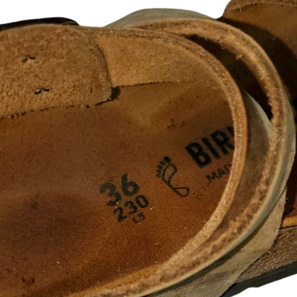 BIRKENSTOCK Yara Habana Oiled Leather Ankle Strap Toe‎ Loop Sandal  Size EU 36 - Picture 13 of 13